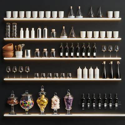 厨房用品 糖果罐 调味品 杯子